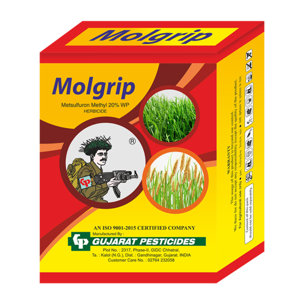 MOLGRIP - 20 - METSULFURON METHYL 20% WP - Herbicide