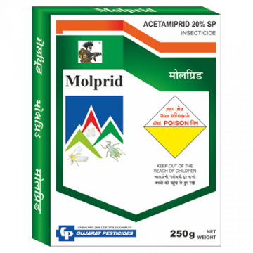 MOLPRID - ACETAMIPRID 20% SP - Gujarat Pesticides